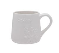 The Seasonal Gift Co - Ceramic White Mug - Hohoho Snowflake Design - Whimsical Christmas Gifting & Homeware Present for Tea, Coffee & Holiday Festive Drinking.