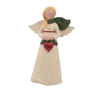 The Seasonal Gift Co - Peace Angel Ornament - With Love Heart - Nordic Nights - Whimsical Christmas Home Decor & Homeware Gifting Present for Xmas, Festive Season Gift For Love & Gratitude.
