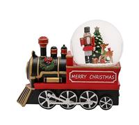 The Seasonal Gift Co - Steam Train Snow Globe - Illuminated Decorative Ornament - Whimsical Christmas Home Decor & Homeware Gifting Present for Xmas, Festive Season & Noel.