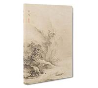 The Second Ode on the Red Cliff by Hashimoto Gaho Canvas Print | Gallery Wrapped 30mm Frame Wall Art | 30x20 inches | Ready to Hang | Asian Landscape Picture | Living Room Bedroom Lounge Office