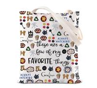 The Secret Door Thriller Inspired Tote Bag Button Eyes Gift Horror Cartoon Movie Merch Fantasy Ghost Mother Gift (cor)