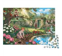 The Secret Garden Morning Wooden Jigsaw Puzzle Waterproof 1000 Piece Puzzles for Adults Impossible Educational Games