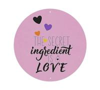 The Secret Ingredient Is Love Metal Tin Sign