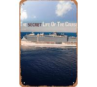 The Secret Life of the Cruise Film Movie Retro Style Metal Tin Sign Home Cafe Bar Pub Wall Decor Metal Poster 8x12 Inch