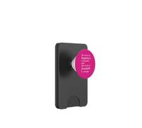 The Secret Of Happiness Is Freedom Inspirational Quote PopSockets PopWallet for MagSafe