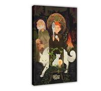 The Secret of Kells Canvas Poster Bedroom Decor Landscape Office Room Decor Gift 16x24inch(40x60cm)