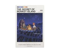 The Secret Of Monkey Island Poster Canvas Poster Bedroom Decor Landscape Office Room Decor Gift 16x24inch(40x60cm)