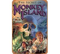 The Secret of Monkey Island Poster Video Game Vintage Metal Sign Tin Sign Wall Art Decoration Gift 8x12Inch