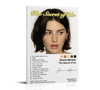 The Secret Of Us-Gracie AbramsPoster Canvas Classic Decoration Waterproof Fading Mural Art Universal Decoration Painting Give Friend Teacher Gift16x24inch(40x60cm) Frame-style