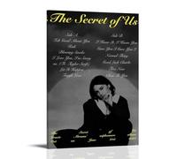 The Secret of Us-Gracie AbramsPosters for Bedroom Aesthetic Poster Decorative Painting Canvas Wall Art Living Room Posters Bedroom Painting Wall Art DecorFrame-style12x18inch(30x45cm)