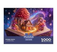 The Secret Realm in The Book Jigsaw Puzzles for Adults Interesting Puzzle Game 1000 Piece Impossible Puzzle Home Decoration Gifts 52x38cm/1000pcs