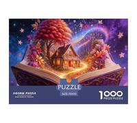 The Secret Realm in The Book Jigsaw Puzzles for Adults Kids Interesting Puzzles 1000 Piece Impossible Puzzle Home Decoration Gifts 70x50cm/1000pcs