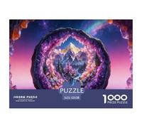 The Secret Realm in The Crystal Cave Jigsaw Puzzles for Adults Interesting Puzzle Game 1000 Piece Educational Games Home Decoration Gifts 52x38cm/1000pcs