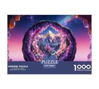 The Secret Realm in The Crystal Cave Jigsaw Puzzles for Adults Interesting Puzzles 1000 Jigsaws Educational Games for Adults Gifts 38x26cm/1000pcs