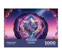 The Secret Realm in The Crystal Cave Jigsaw Puzzles for Adults Interesting Puzzles 1000 Pieces Impossible Puzzle Home Decoration Gifts 70x50cm/1000pcs