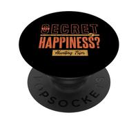 The Secret To Happiness Hunting Trips Deer Hunting Wildlife PopSockets Adhesive PopGrip