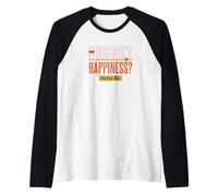 The Secret To Happiness Hunting Trips Deer Hunting Wildlife Raglan Baseball Tee