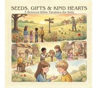 The Seeds That Grew, The Gifts We Use, and The Tiny Speck & the Big Speck: 3 Bible Parables About Kindness, Wisdom, and Growing Hearts - A Christian Storybook for Kids