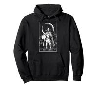 The Seeker Tarot Card Occult Dark Fantasy Wanderer Pullover Hoodie