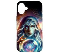 The Seer - Mystical Sorceress Fantasy Art with Crystal Ball Case for iPhone 16 Plus