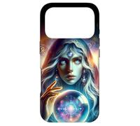 The Seer - Mystical Sorceress Fantasy Art with Crystal Ball Case for iPhone 17 Pro