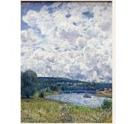 The Seine at Suresnes 1877: Alfred Sisley Impressionist River Landscape Notebook: French Impressionism · Light, Atmosphere & River Study