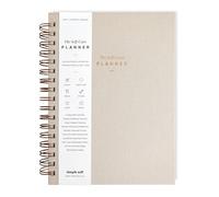 The Self-Care Planner by Simple Self - Undated 6 Month Life Planner - Daily, Monthly, Weekly - Focus on Wellness, Productivity, Achieving Goals, and Happiness (Sand, Daily Edition: 6 Months)