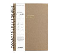 The Self-Care Planner by Simple Self - Undated 6 Month Life Planner - Daily, Monthly, Weekly - Focus on Wellness, Productivity, Achieving Goals, and Happiness (Nutmeg, Weekly Edition: 12 Months)