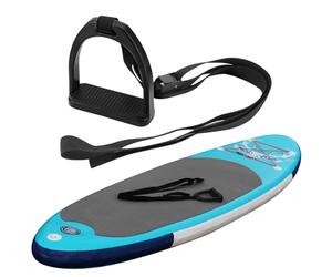The self-Rescue Stirrup for paddleboarders ，Designed by sultsim Instructors for paddlers, is an Innovative self-Rescue Device to Help You effortlessly get Back on Your Board. (Black)