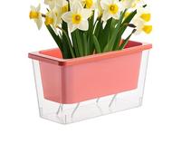 The Self-Sufficient Flower Pot for Indoors, Water Bucket for the Balcony | Rectangular Garden Box for the Apartment Garden, P Conteneur