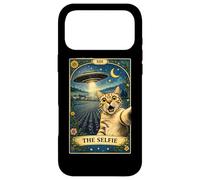 The Selfie Cat Tarot Card UFO Alien Sci Fi Parody Invasion Case for iPhone 17 Pro Max