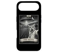 The Selfie Cat Tarot Card UFO Invasion Alien Cat Lover Case for iPhone Air
