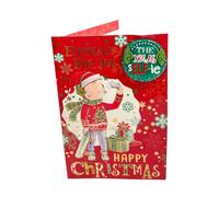Especially For You Selfie Design Male Open Christmas Card