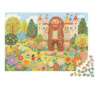 The Selfish Giant Jigsaw Puzzles 1000 Piece Recyclable Fairy Tale Art Puzzle for Elderly Educational Game Decompression Ideal for Holiday Blessings Gift 38x26cm/1000pcs