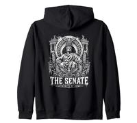 The Senate Authority Of Rome Ancient SPQR Zip Hoodie