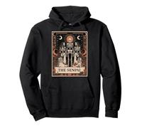 The Senpai Anime Manga Japanese Tarot Card Skeleton Witchy Pullover Hoodie