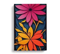 The Sensational Flowers Canvas Wall Art Print 30x20 Inch