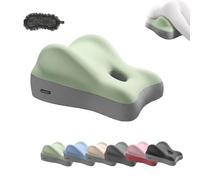 The Sensuara Pillow-Perfectly Designed for Couples, Couples Pillow for Intimacy Deep Position Support, Ergonomic Memory Foam Pillows Waterproof Lining (Green)