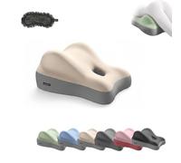 The Sensuara Pillow-Perfectly Designed for Couples, Couples Pillow for Intimacy Deep Position Support, Ergonomic Memory Foam Pillows Waterproof Lining (Beige)