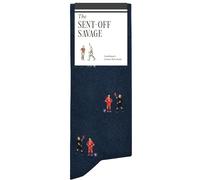 The Sent-Off Savage Football Socks - Funny Football Socks - Funny Football Gift for Men - 1 Pair, Size 7 to 12 - Fun Footballer Socks