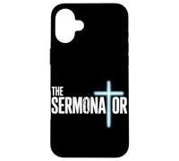 The Sermonator Christian Preacher Faith Humor Church Case for iPhone 16 Plus
