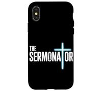 The Sermonator Christian Preacher Faith Humor Church Case for iPhone X/XS