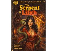 The Serpent of Lilith: Retro Pulp Novel Style Notebook, Occult Goth Witchy journal, A5, 100 pages dotted line