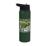 The serpent's Embrace - Herpetologist Snake Stainless Steel Insulated Water Bottle