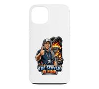 The Server Is Fine IT Support Humor Case for iPhone 13