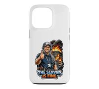 The Server Is Fine IT Support Humor Case for iPhone 13 Pro