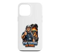 The Server Is Fine IT Support Humor Case for iPhone 13 Pro Max