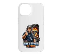 The Server Is Fine IT Support Humor Case for iPhone 14