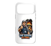 The Server Is Fine IT Support Humor Case for iPhone 17 Pro Max