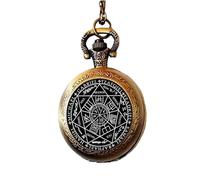 The Seven Archangels Scriptures Pocket Watch Necklace Glass Jewelry Personalized Gifts